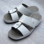 Men's sandal - 7 points Sole - H7201 Rhombus White