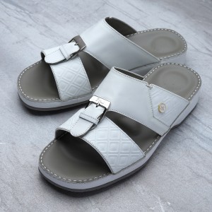 Men's sandal - 7 points Sole - H7201 Rhombus White
