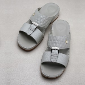 Men's sandal - 7 points Sole - H7118 Diamon Prl-Argent