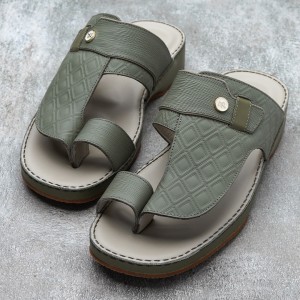 Men's sandal - 7 points Sole - H2025 Rhombus Green