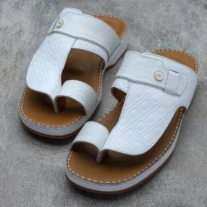 Men's sandal - 7 points Sole - H2025 Rhombus White