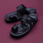 Men's sandal - 7 points Sole - H7262 Rhombus Black