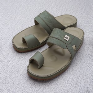 Men's sandal - 7 points Sole - H7262 Rhombus Green